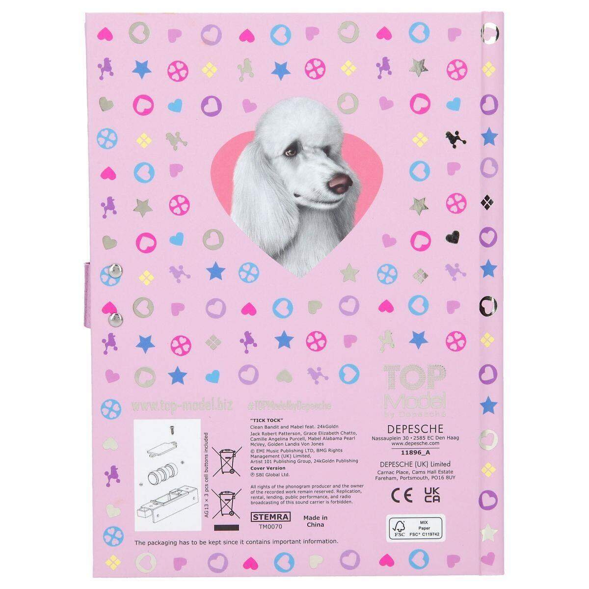 Depesche TOPModel Geheimcode Tagebuch mit Sound BLING BLING
