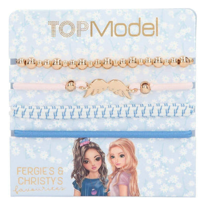 Depesche TOPModel Haar- Und Armband Set, 1 Stück, 3-Fach sortiert