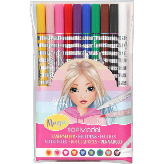 Depesche TOPModel Magic Doppelfasermaler-Set, 10 Stifte