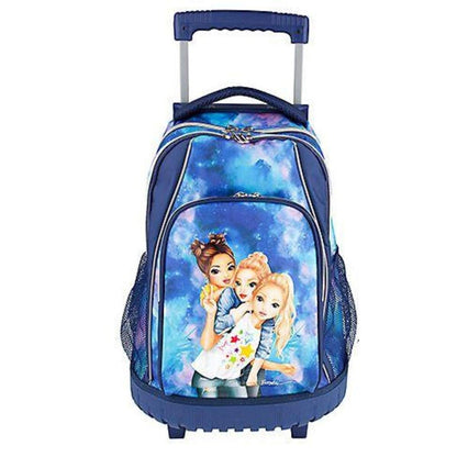 Depesche TOPModel Schulrucksack Trolley Aquarell Blau