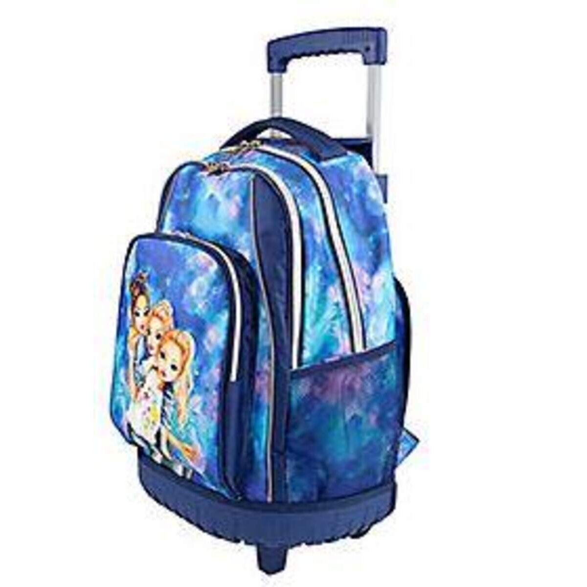Depesche TOPModel Schulrucksack Trolley Aquarell Blau