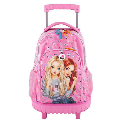 Depesche TOPModel Schulrucksack Trolley Panda pink