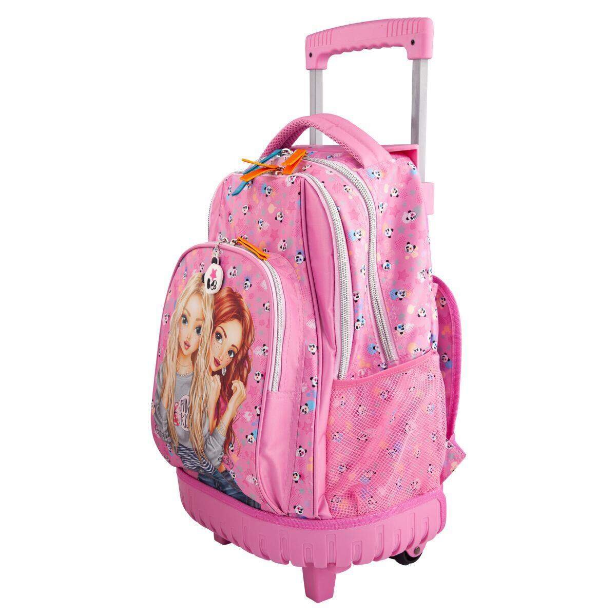 Depesche TOPModel Schulrucksack Trolley Panda pink