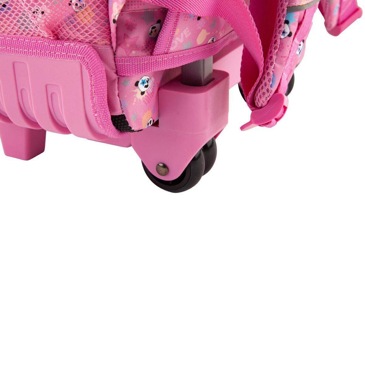 Depesche TOPModel Schulrucksack Trolley Panda pink