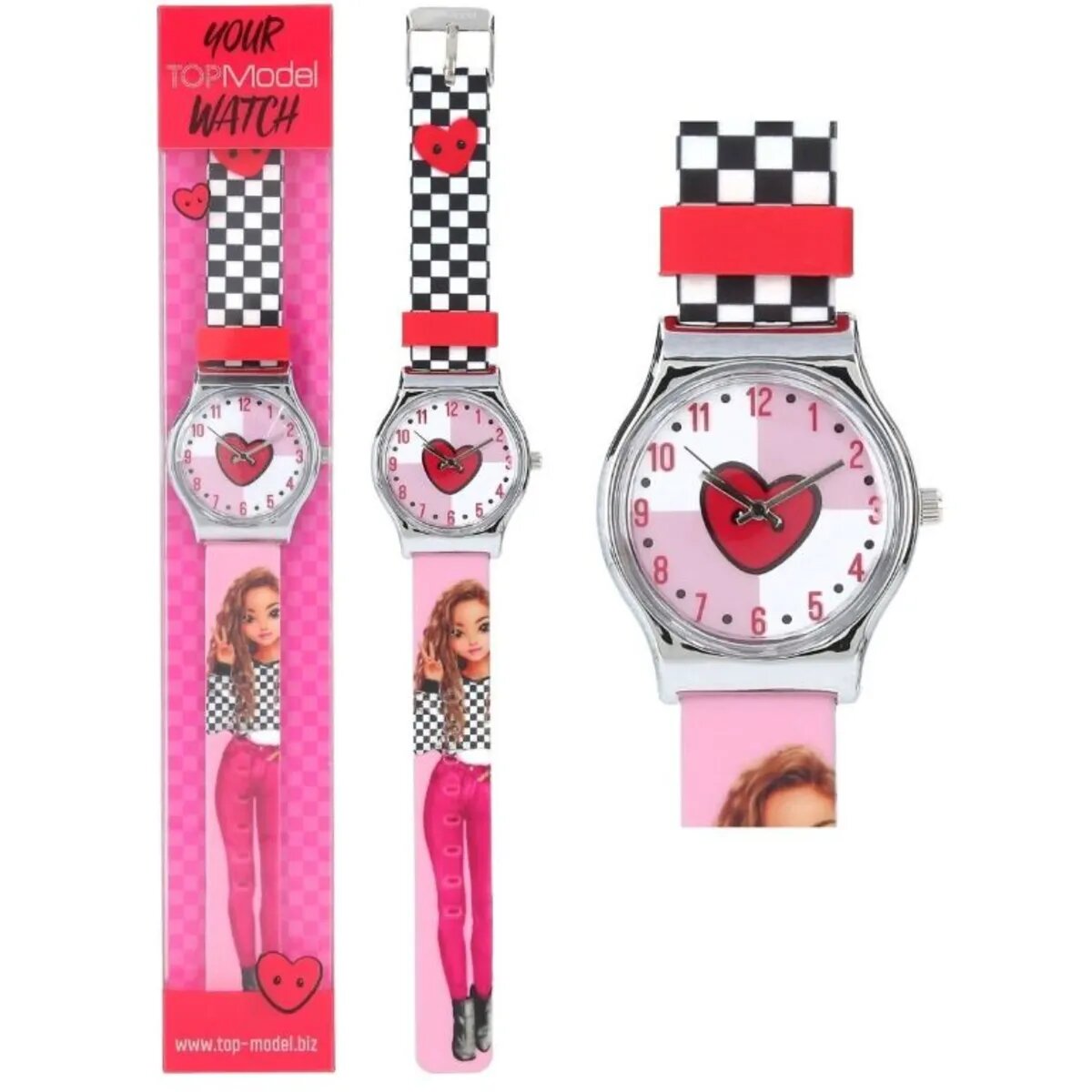 Depesche TOPModel Silikon Armbanduhr, 1 Stück, 6-fach sortiert