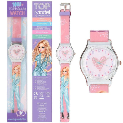 Depesche TOPModel Silikon Armbanduhr, 1 Stück, 6-fach sortiert
