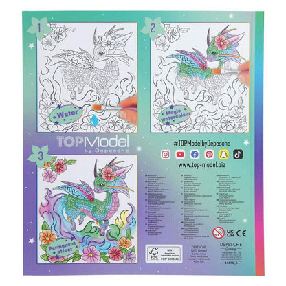 Depesche TOPModel Watercolour Book DRAGON LOVE