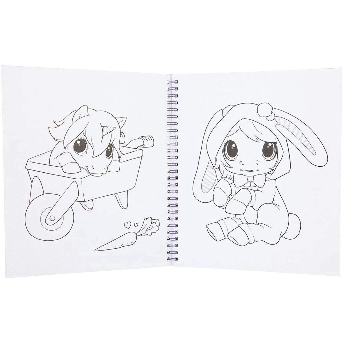 Depesche Ylvi & the Minimoomis Malbuch mit Einhorn Pailletten