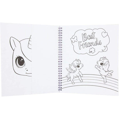 Depesche Ylvi & the Minimoomis Malbuch mit Einhorn Pailletten