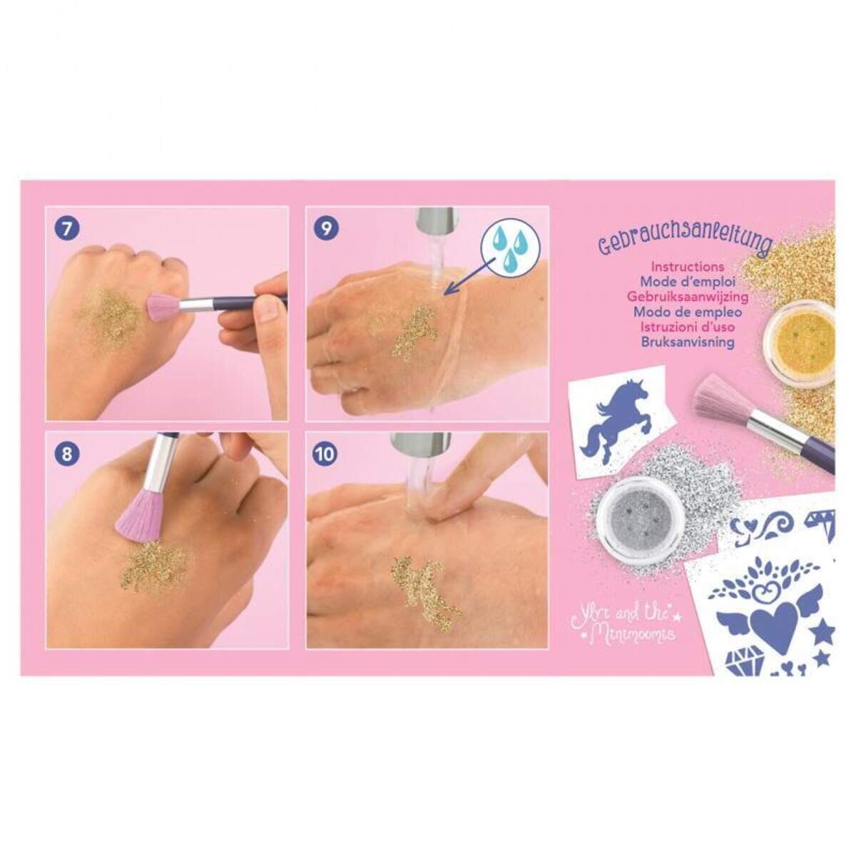 Depesche Ylvi & the Minimoomis Glitzer Tattoo Set