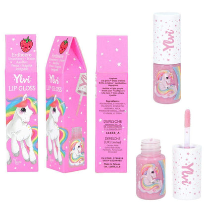 Depesche Ylvi & the Minimoomis Lipgloss, 1 Stück, 3-Fach sortiert