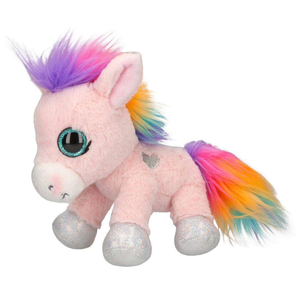 Depesche Ylvi & the Minimoomis Pony Roosy Rainbow Plüsch, 18 cm