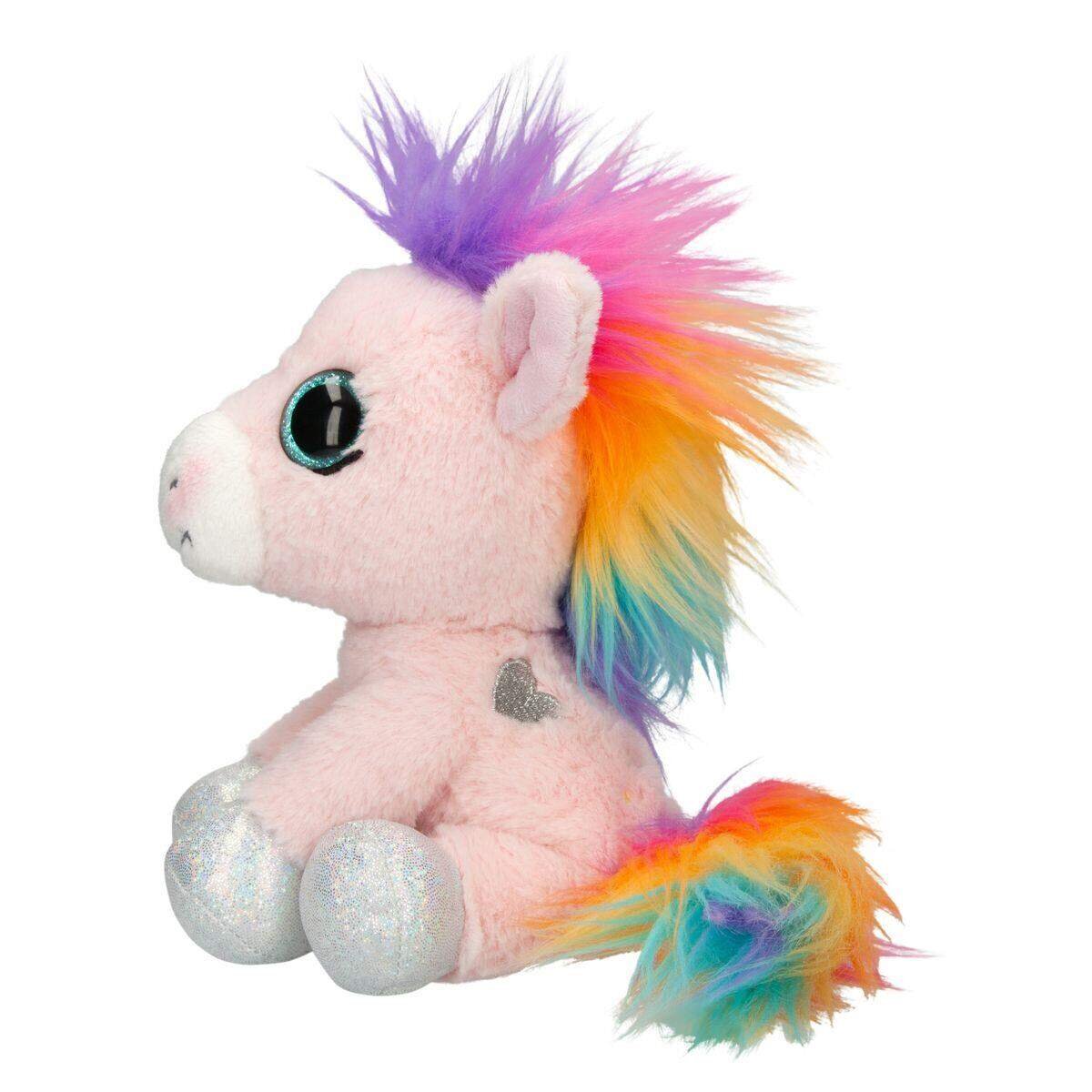 Depesche Ylvi & the Minimoomis Pony Roosy Rainbow Plüsch, 18 cm