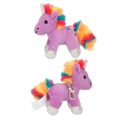 Depesche Ylvi & the Minimoomis Einhorn Plüsch Anhänger, 1 Stück, 4-fach sortiert