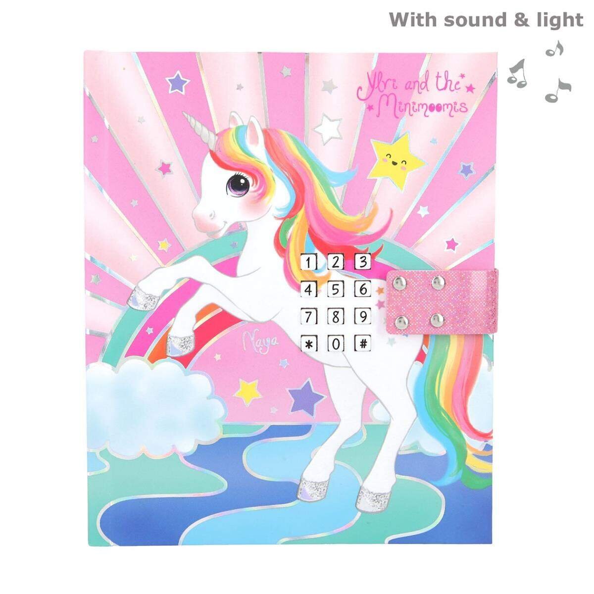 Depesche Ylvi & the Minimoomis Tagebuch mit LED, Code und Sound