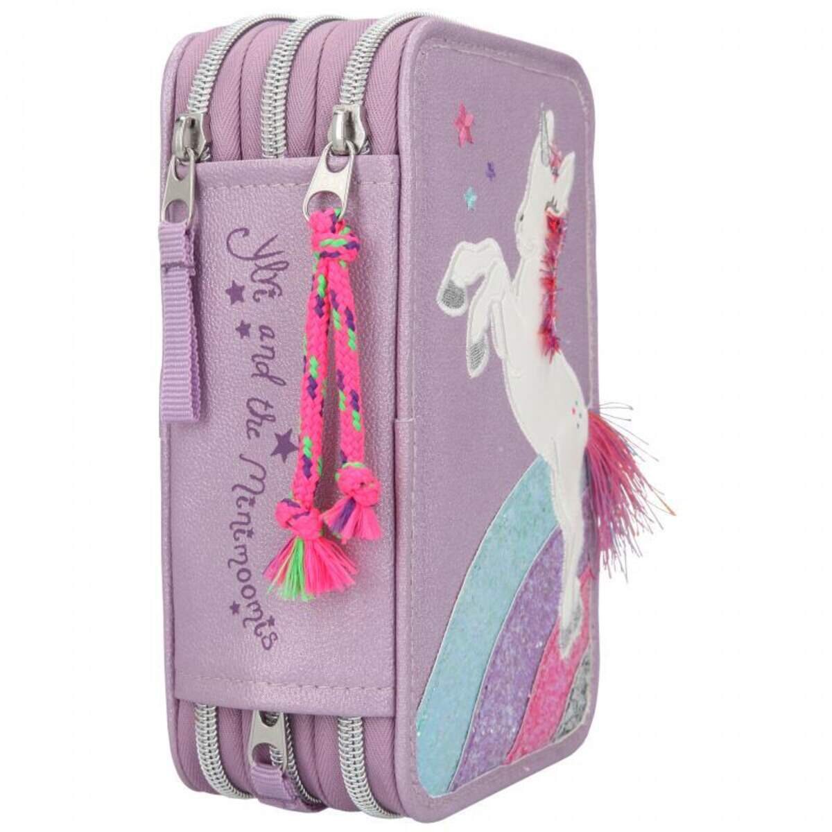 Depesche Ylvi & the Minimoomis 3-Fach Federtasche Glitter Naya