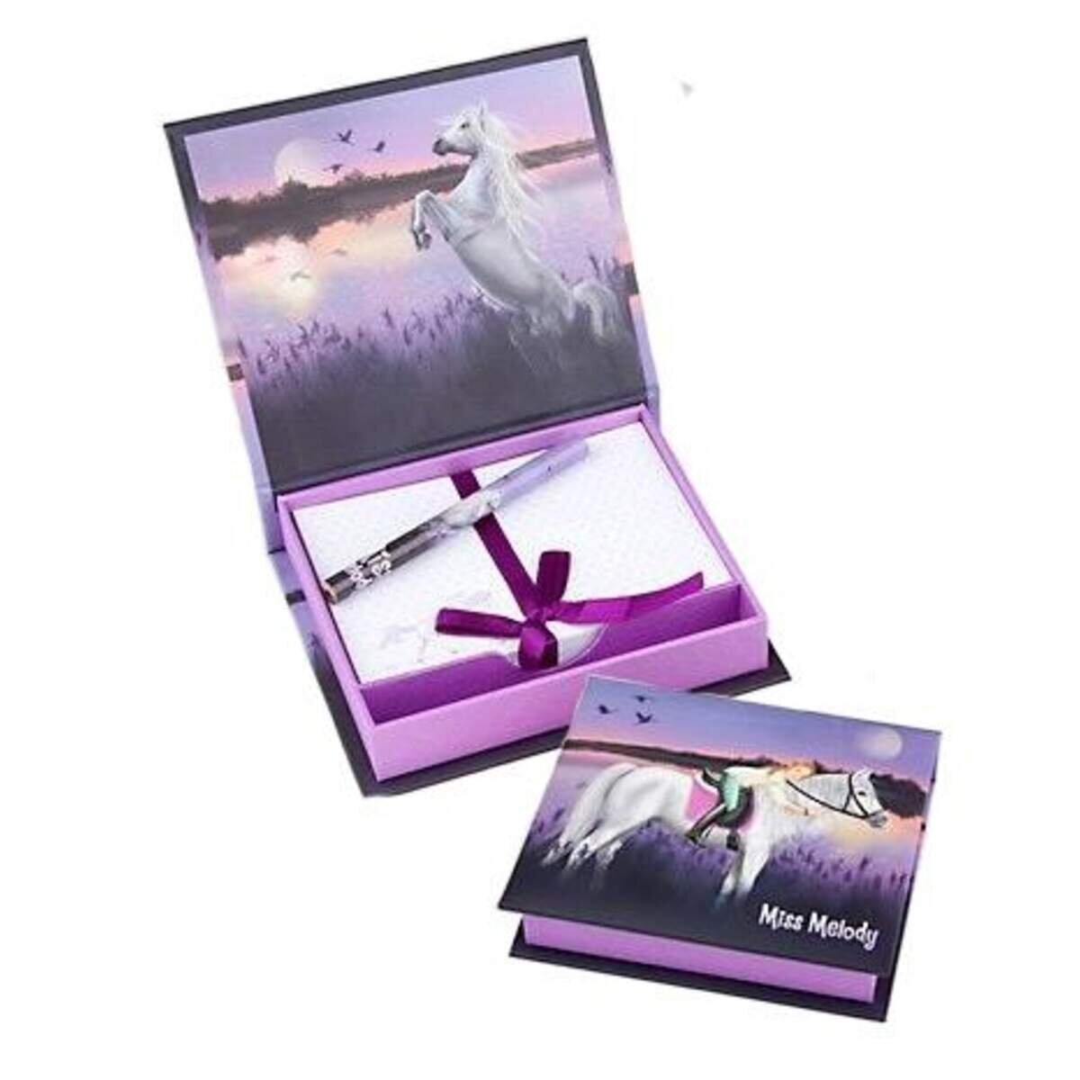 Depesche Miss Melody Zettelbox mit Stift, sortiert