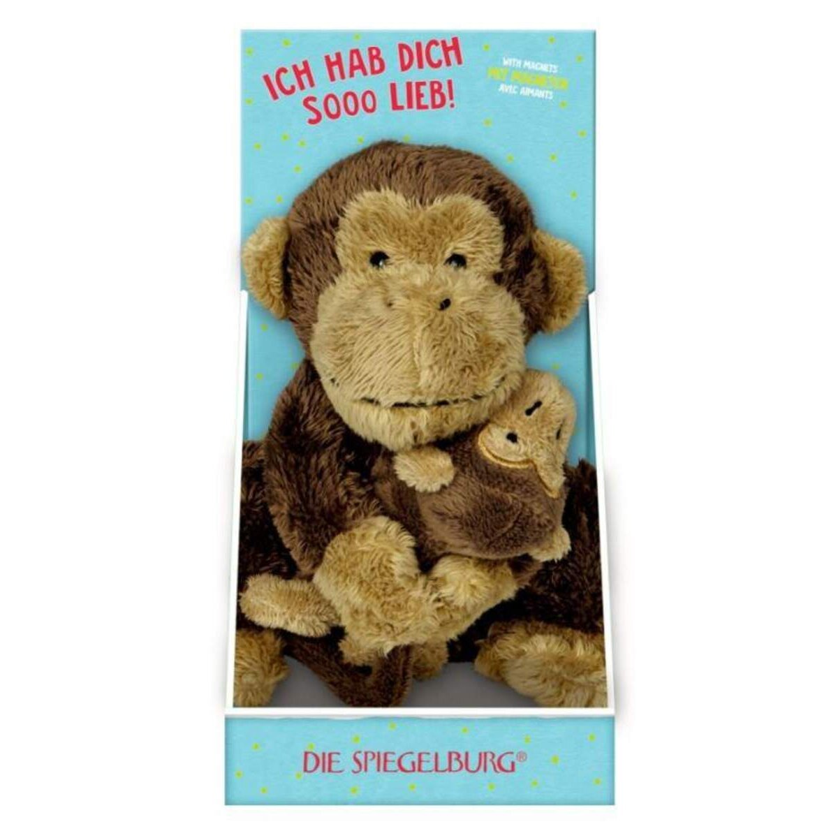 Die Spiegelburg Affe Mama & Kind Lustige Tierparade mit Magneten