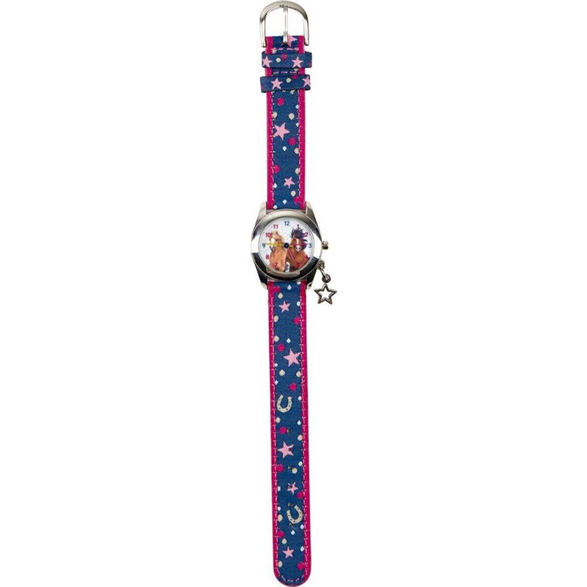 Die Spiegelburg Armbanduhr Pferdefreunde mit Sternen-Anhänger