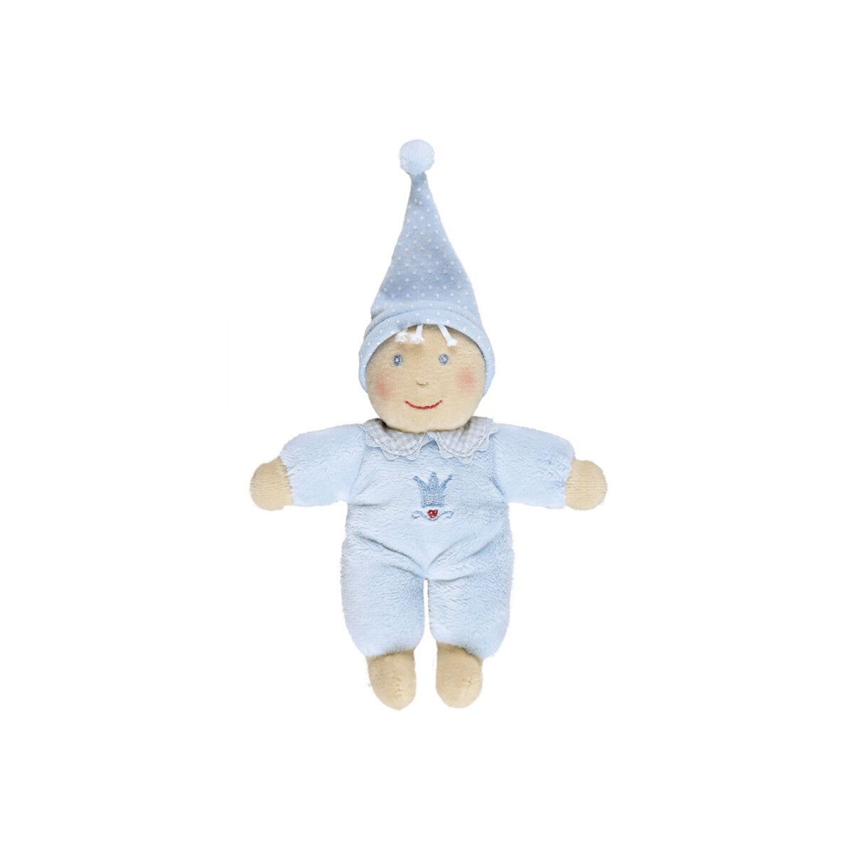 Die Spiegelburg Baby Glück kleine Schmusepuppe, hellblau