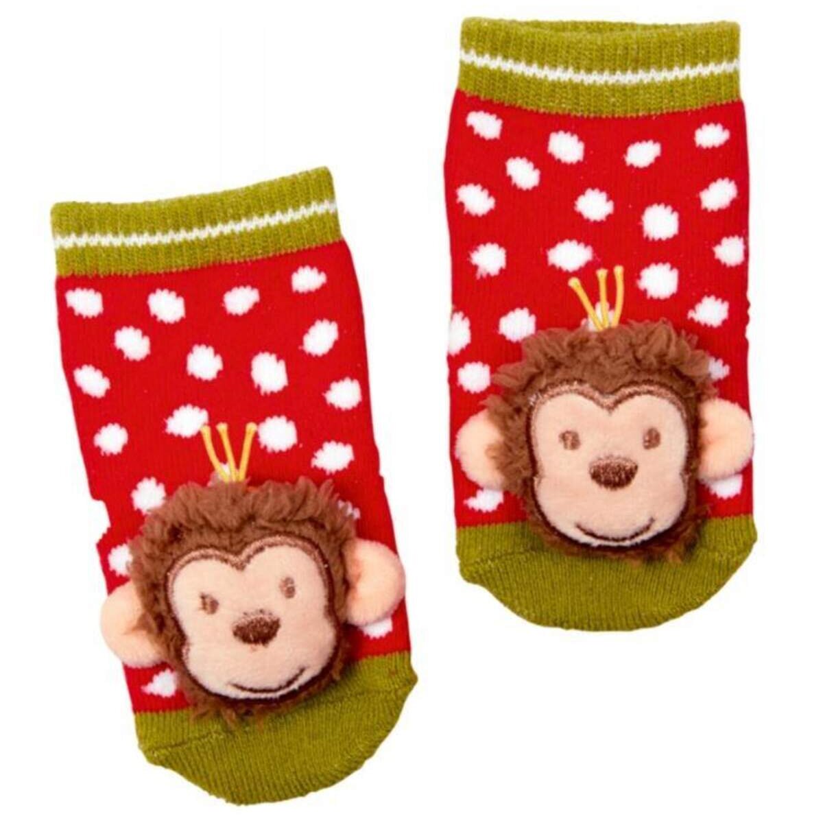 Die Spiegelburg BabyGlück - Rasselsöckchen Affe