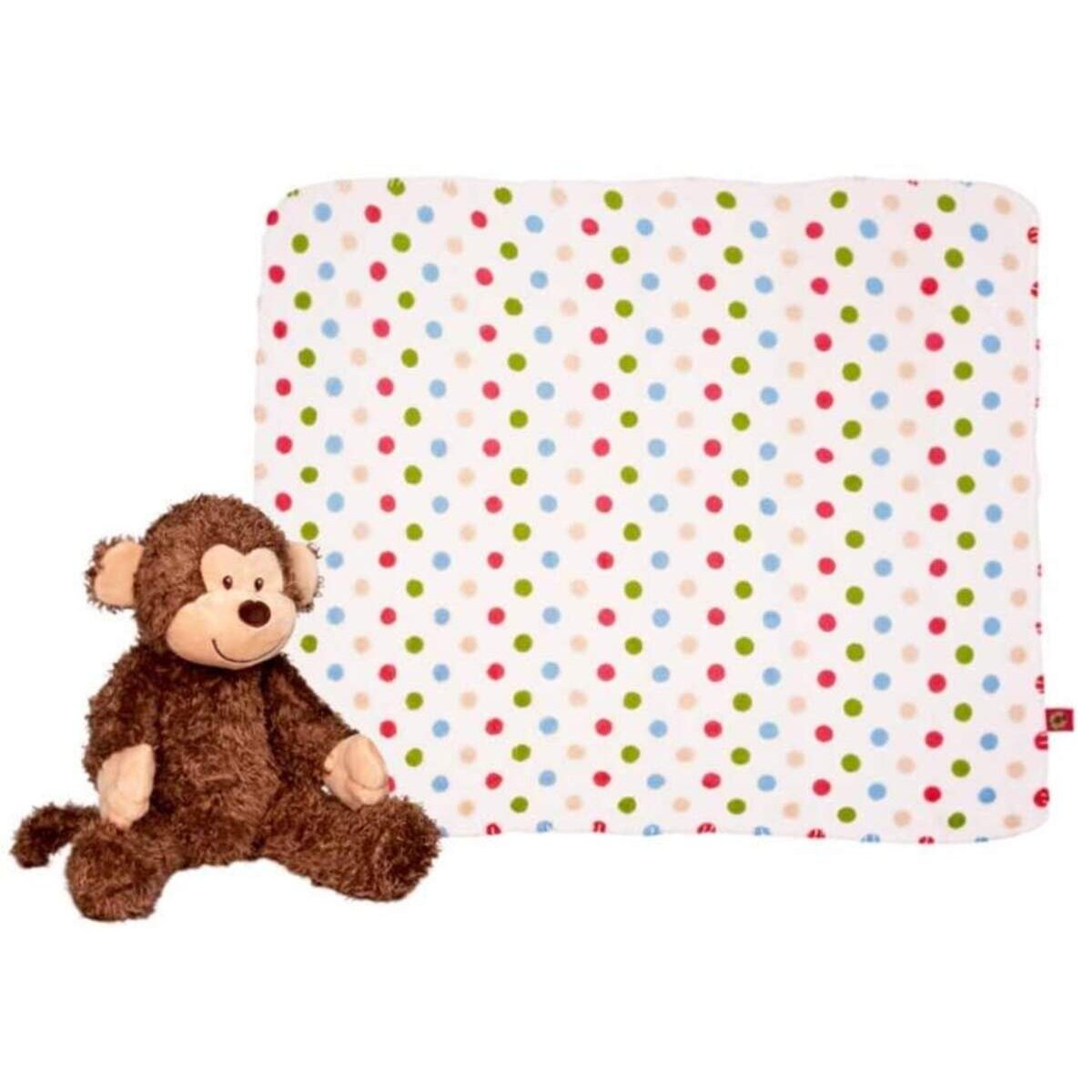 Die Spiegelburg BabyGlück Geschenkset Plüschaffe und Decke