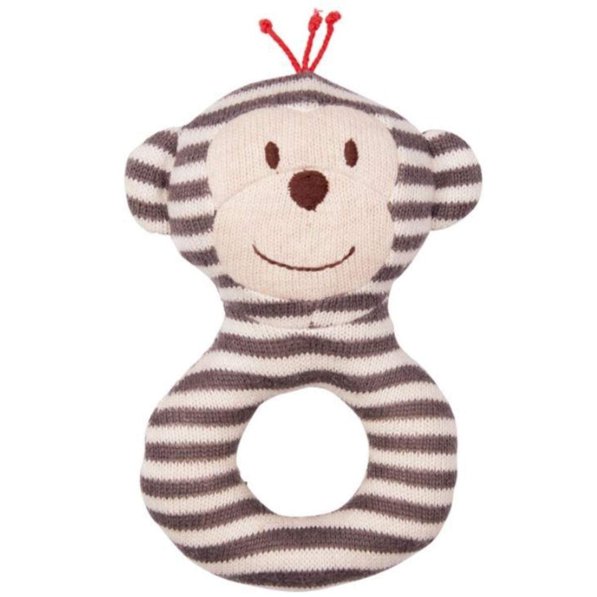 Die Spiegelburg BabyGlück Ringrassel Affe, grau