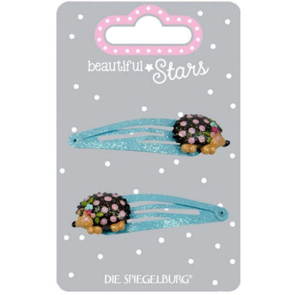 Die Spiegelburg beautiful Stars Haarclip Eule oder Igel, 2-fach sortiert