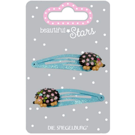 Die Spiegelburg beautiful Stars Haarclip Eule oder Igel, 2-fach sortiert