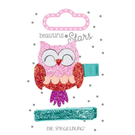 Die Spiegelburg beautiful Stars Haarclip Eule oder Pilz, 2-fach sort.