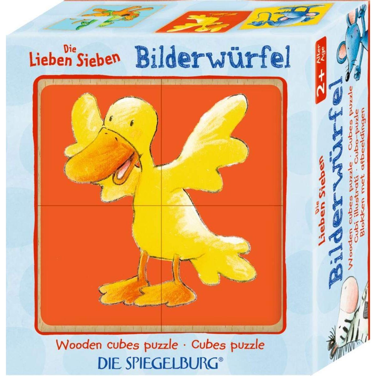 Die Spiegelburg Bilderwürfel Die Lieben Sieben (4er Set)