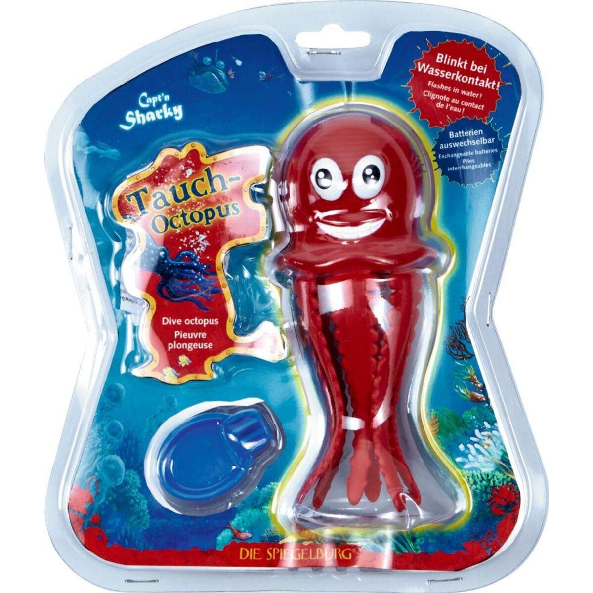 Die Spiegelburg Blinkender Tauch-Octopus Capt'n Sharky