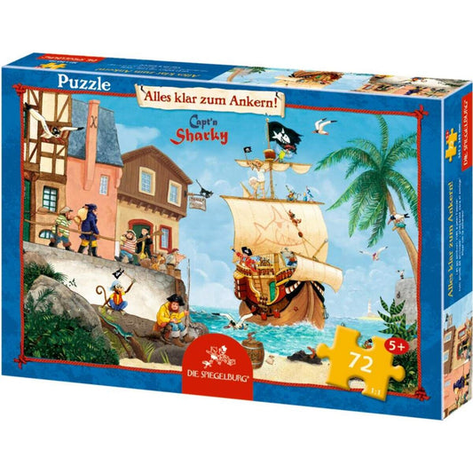 Die Spiegelburg Boxpuzzle Alles klar zum Ankern! Capt'n Sharky, 72 Teile