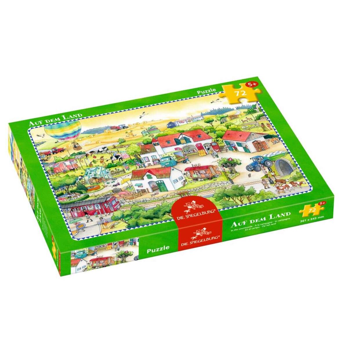 Die Spiegelburg Boxpuzzle Auf dem Land, 72 Teile