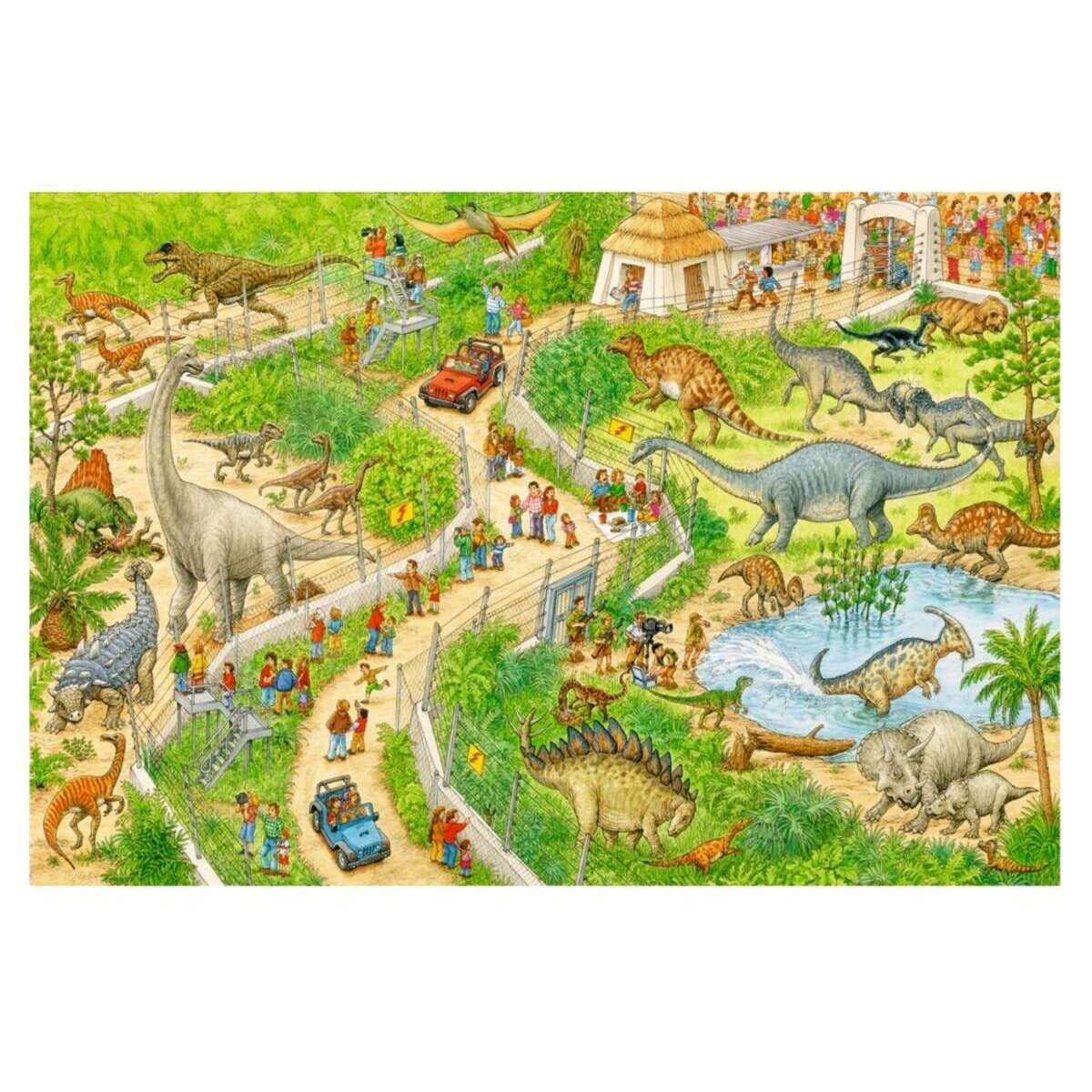 Die Spiegelburg Boxpuzzle Im Dinopark (72 Teile)