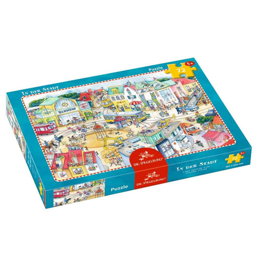 Die Spiegelburg Boxpuzzle In der Stadt, 72 Teile