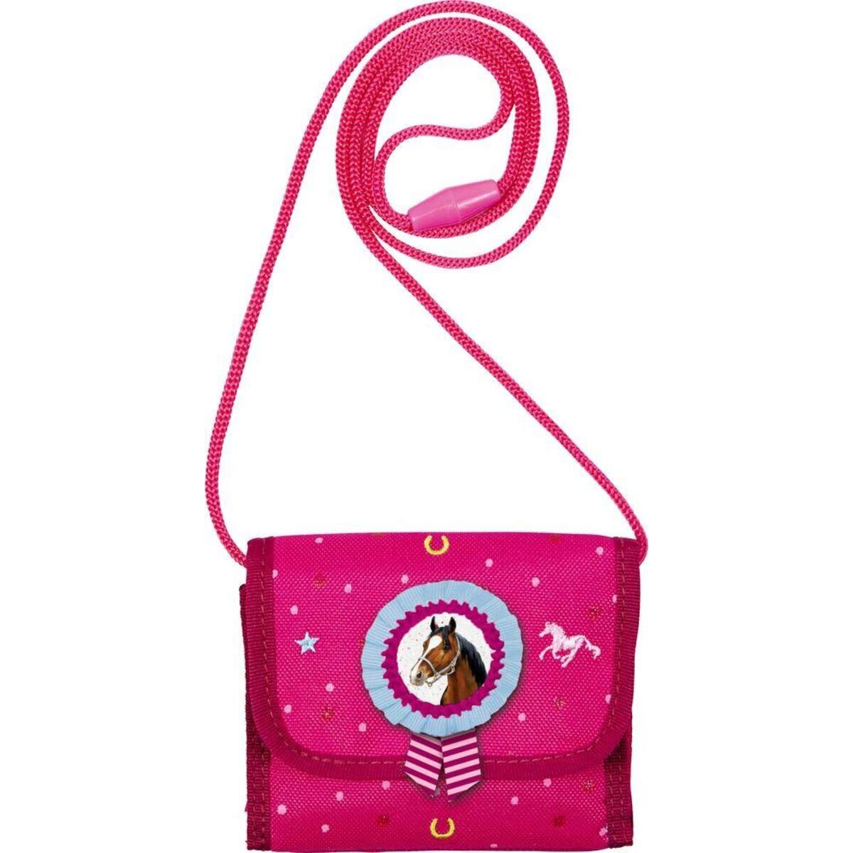 Die Spiegelburg Brustbeutel Pferdefreunde (pink)