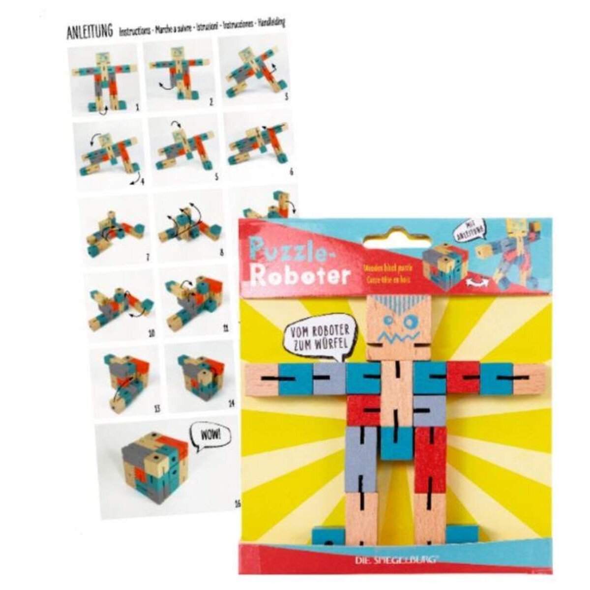Die Spiegelburg Bunte Geschenke Puzzle-Roboter