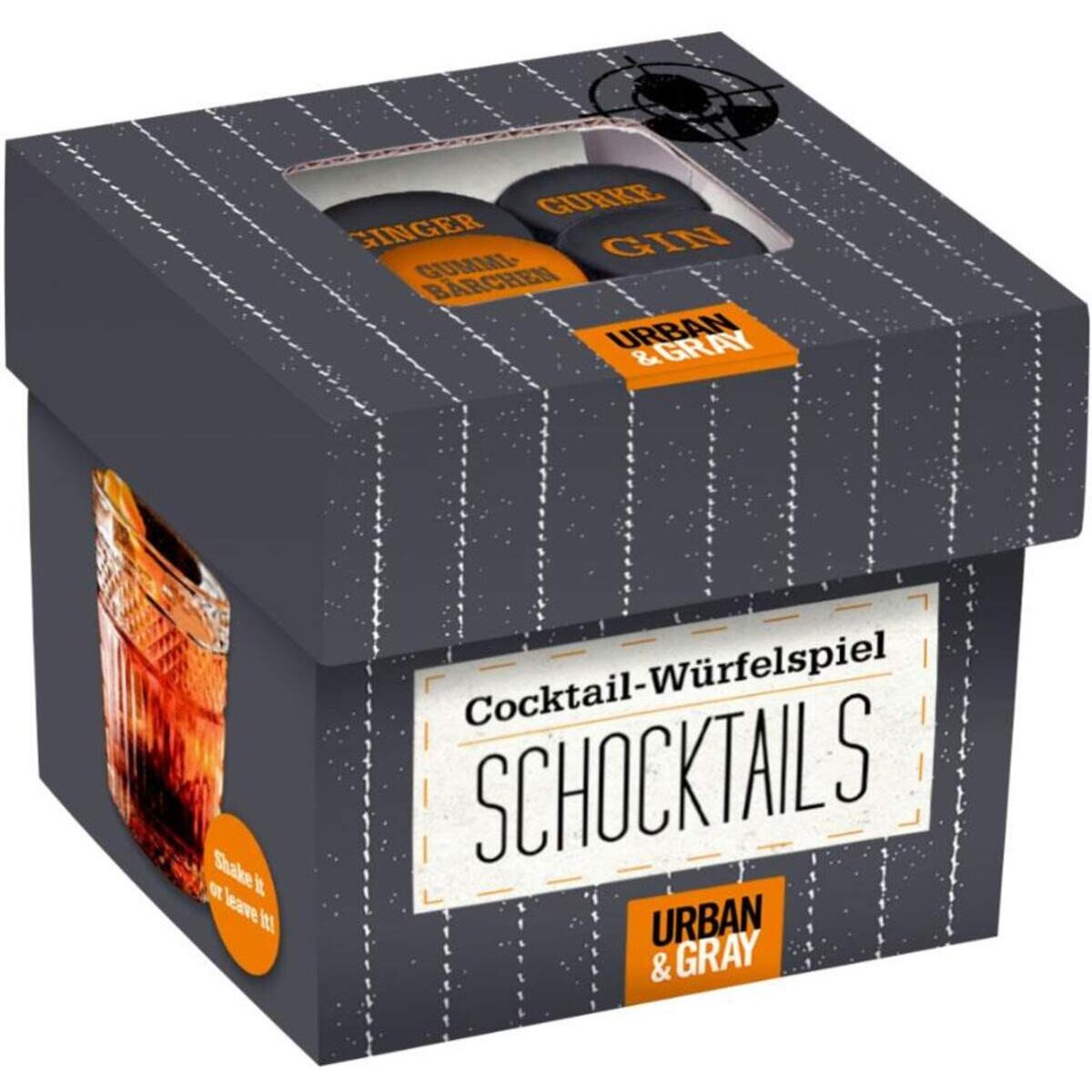 Die Spiegelburg Das Cocktail-Würfelspiel SCHOCKTAILS Urban&Gray