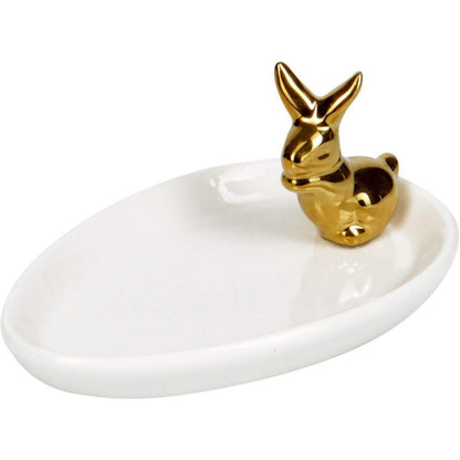 Die Spiegelburg Dekoschälchen Goldhase  Oster-Allerlei
