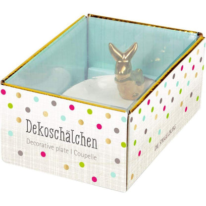 Die Spiegelburg Dekoschälchen Goldhase  Oster-Allerlei