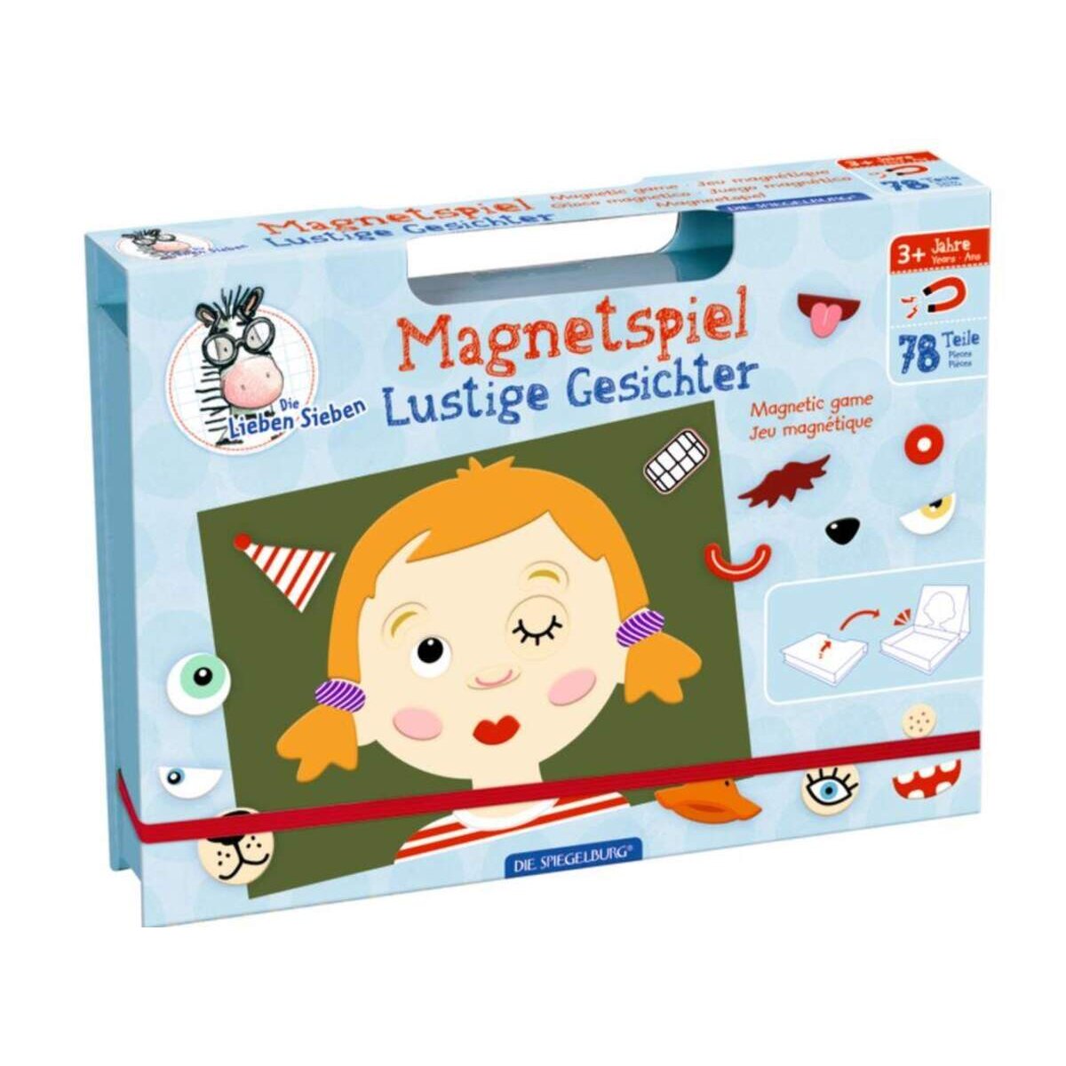 Die Spiegelburg Die Lieben Sieben Magnetspiel Lustige Gesichter