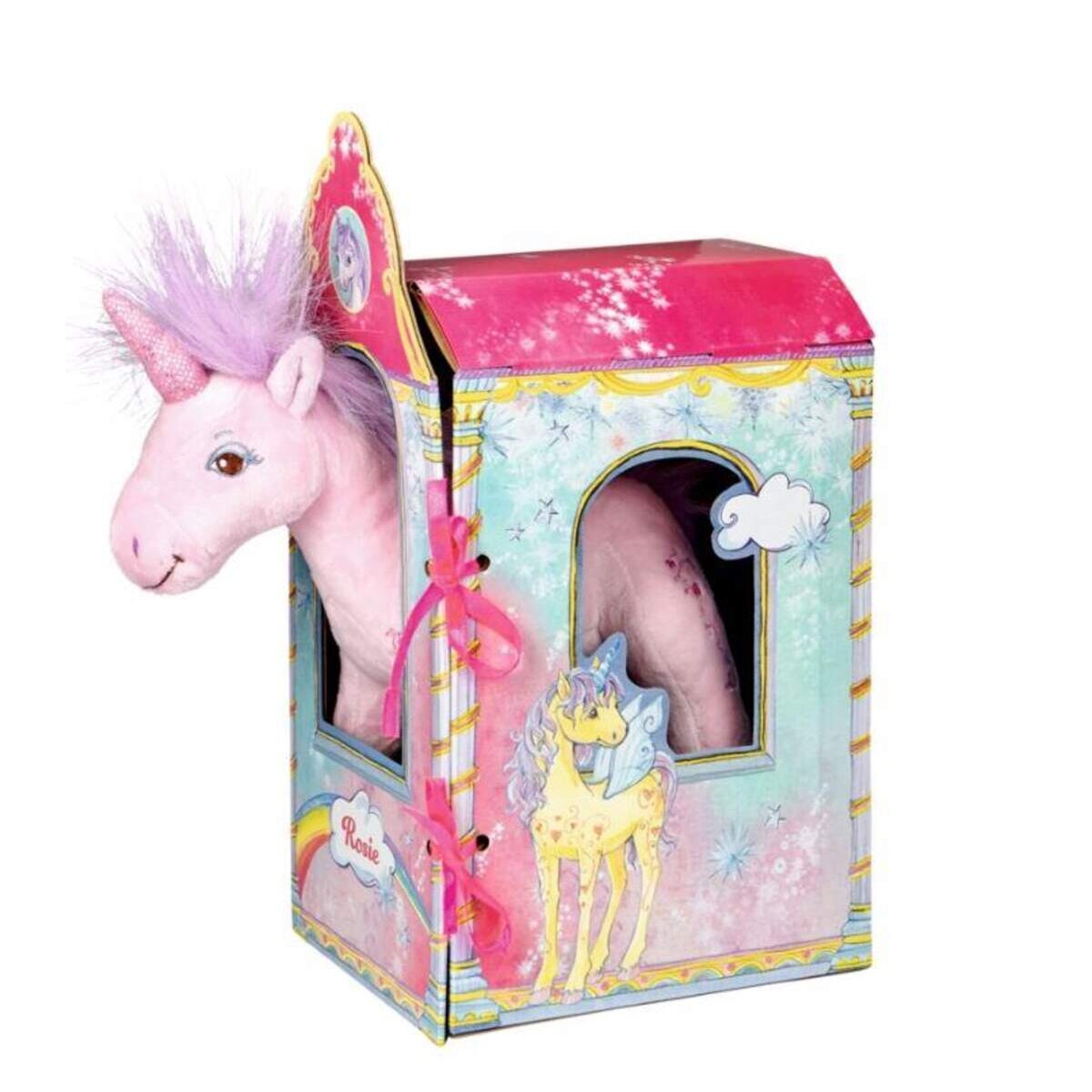 Die Spiegelburg Einhorn Rosie im Stall Einhorn-Paradies