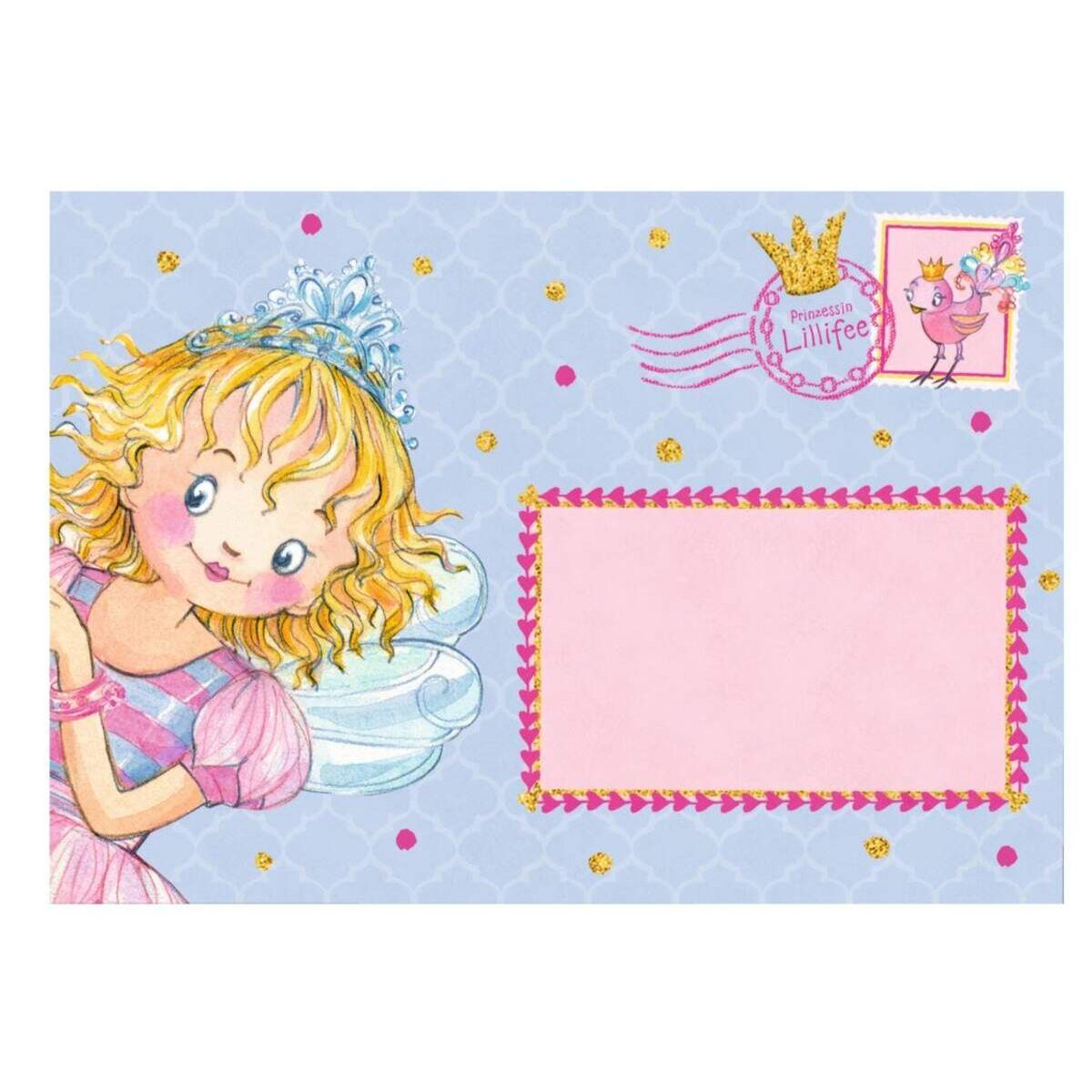 Die Spiegelburg Einladungskarten Prinzessin Lillifee "Ich bin Prinzessin!", 8 Stück