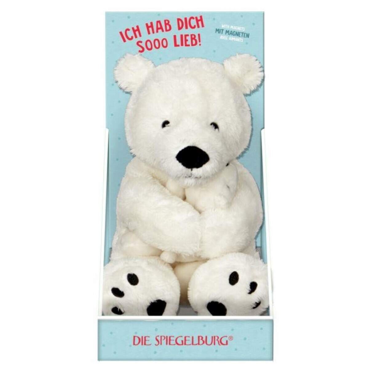 Die Spiegelburg Eisbär Mama & Kind Lustige Tierparade mit Magneten