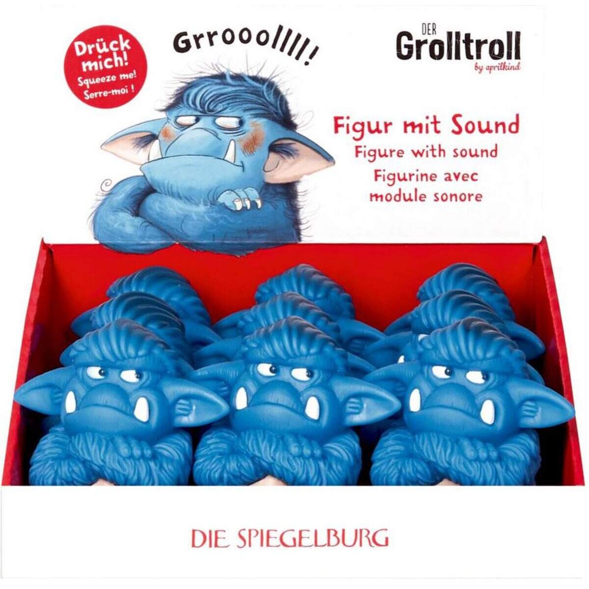 Die Spiegelburg Figur mit Sound Der Grolltroll