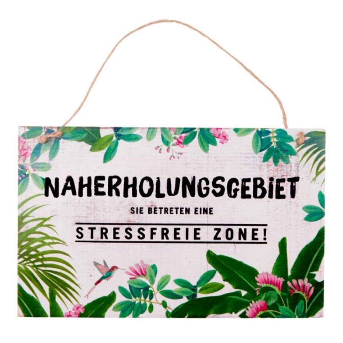 Die Spiegelburg Gartenschild "Naherholungsgebiet" I love my Jungle (Garden)
