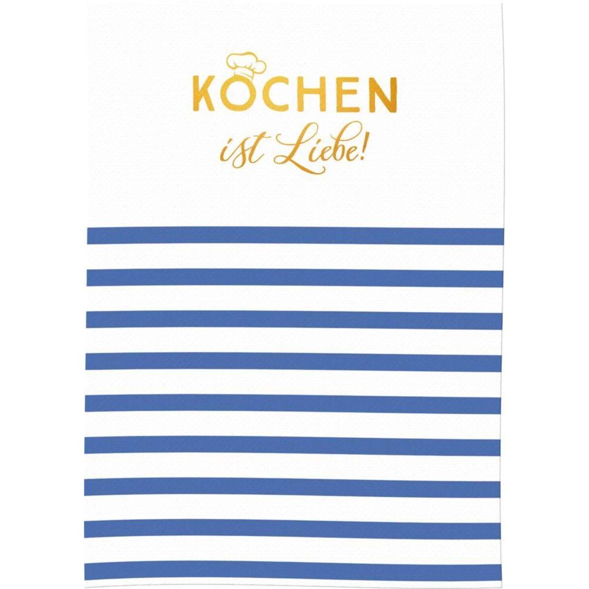 Die Spiegelburg Geschirrtuch im Glas Kochen ist Liebe