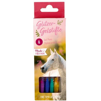 Die Spiegelburg Glitzer-Gelstifte Pferdefreunde