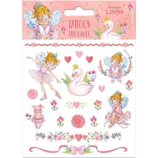 Die Spiegelburg Glitzer-Tattoos Prinzessin Lillifee (Schwan)